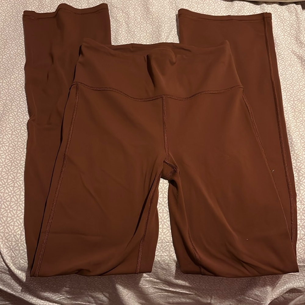 Athleta elevation split flare pants